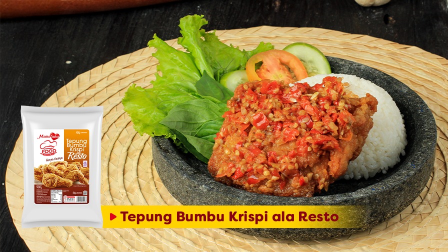 Cara Membuat Ayam Geprek Crispy dan Pedas Ala Mamasuka